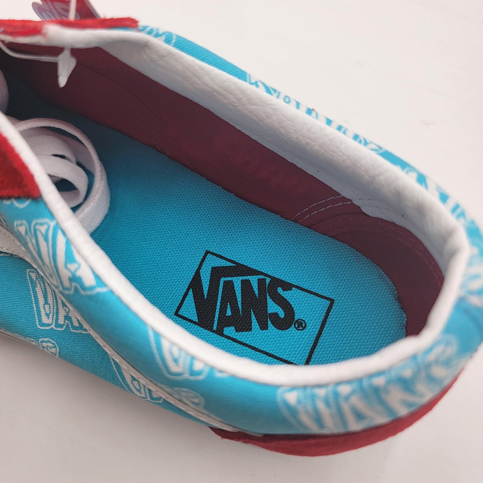 Vans Old Skool Mens Size 11 Red/Blue Retro Mart Skate Classic Low Top Sneaker5