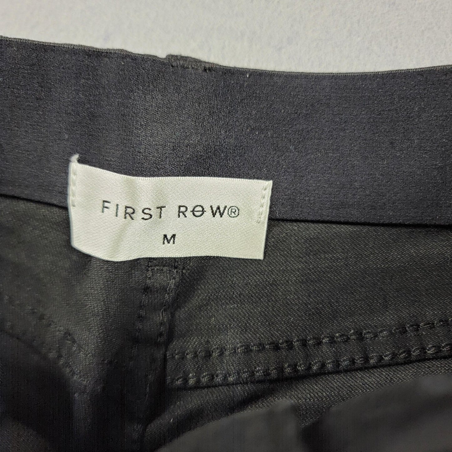 First Row Racing Pants Youth Med Black Stone Denim Patches Fast Crew Winner 9203