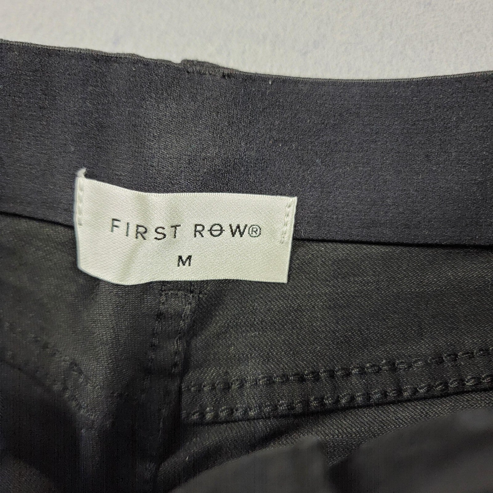 First Row Racing Pants Youth Med Black Stone Denim Patches Fast Crew Winner 9203