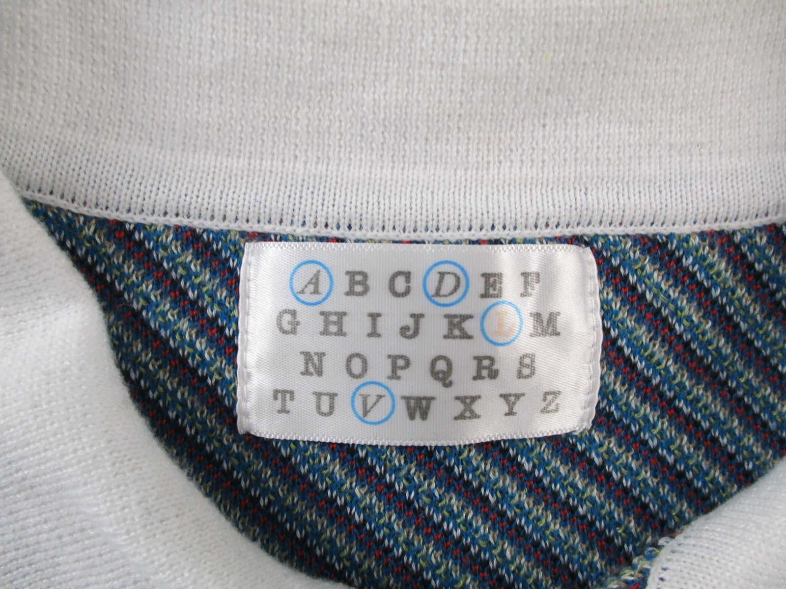 Advisry Cardigan Sweater Womens L Blue Dancing Couple Graphic Knit 14842