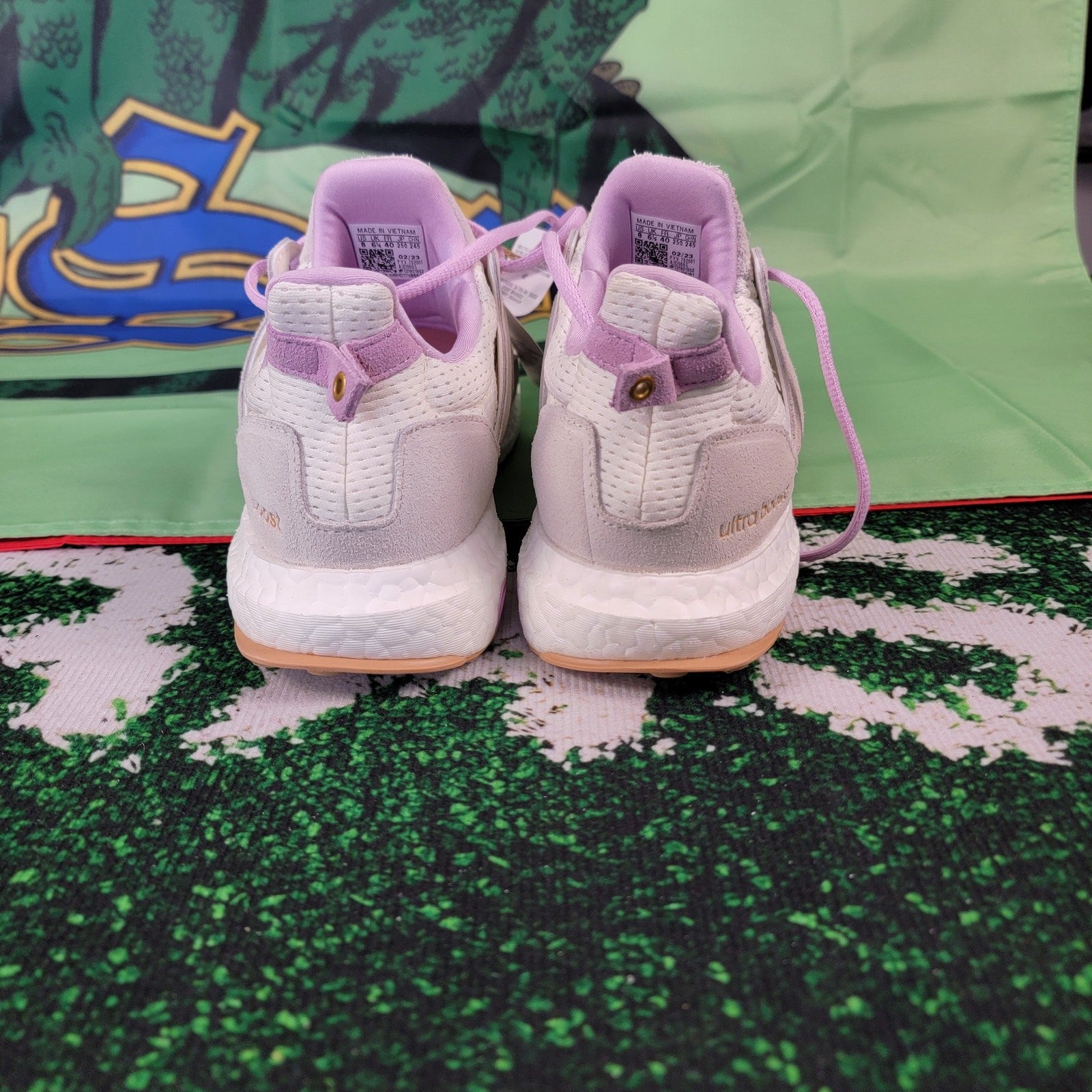 Adidas Wmns UltraBoost 1.0 'Off White Lilac' Sz 8 ID96652