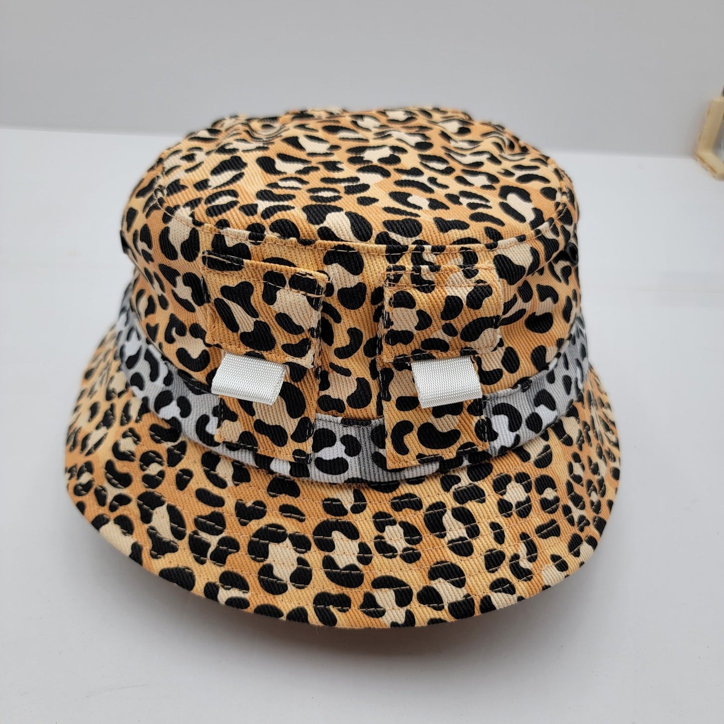 The Hideout Clothing Frosty Tropics Leopard Denim Bucket Hat Only 100 Made0