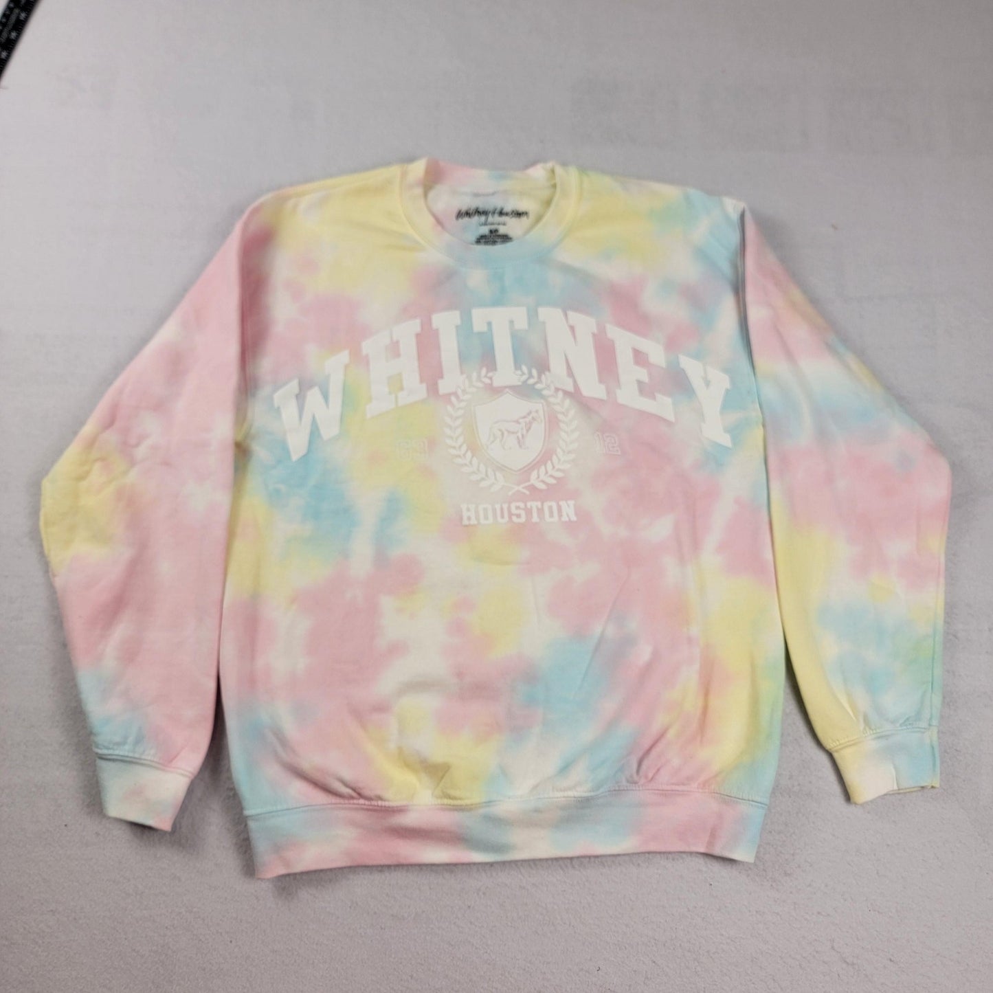 2 pack Whitney Houston Pastel Tie Dye & Volcom Sweatshirts Sz S Crewneck