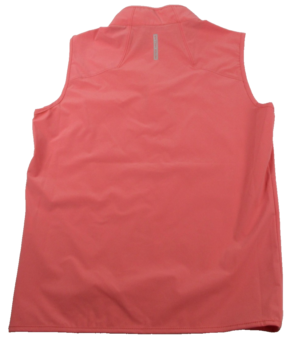 Peter Millar Vest Mens Small Pink Golf Windbreaker Softshell MS23XZ02