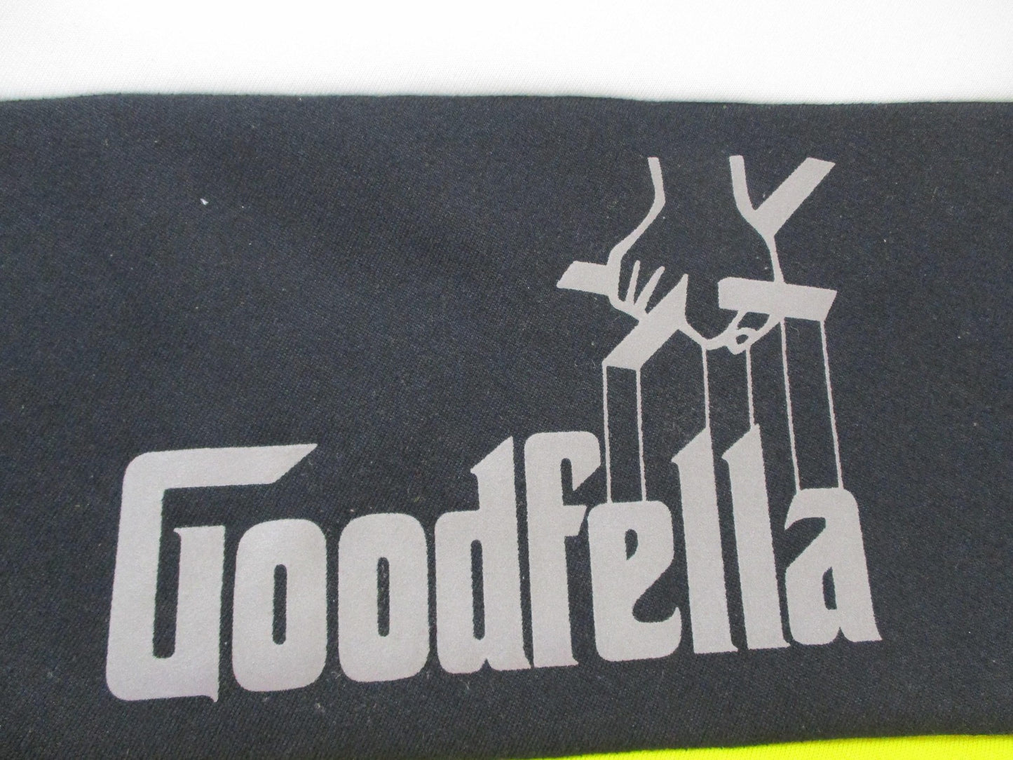 M. Society Sweatshirt Mens XL Yellow Fleece Pullover Crewneck Goodfella 16153