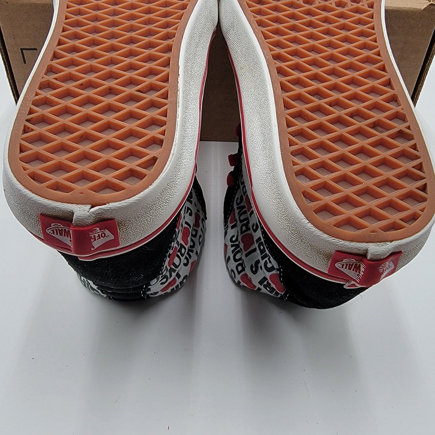 Vans Sk8 Hi (i Heart) Black/White Sz 9M/10.5W