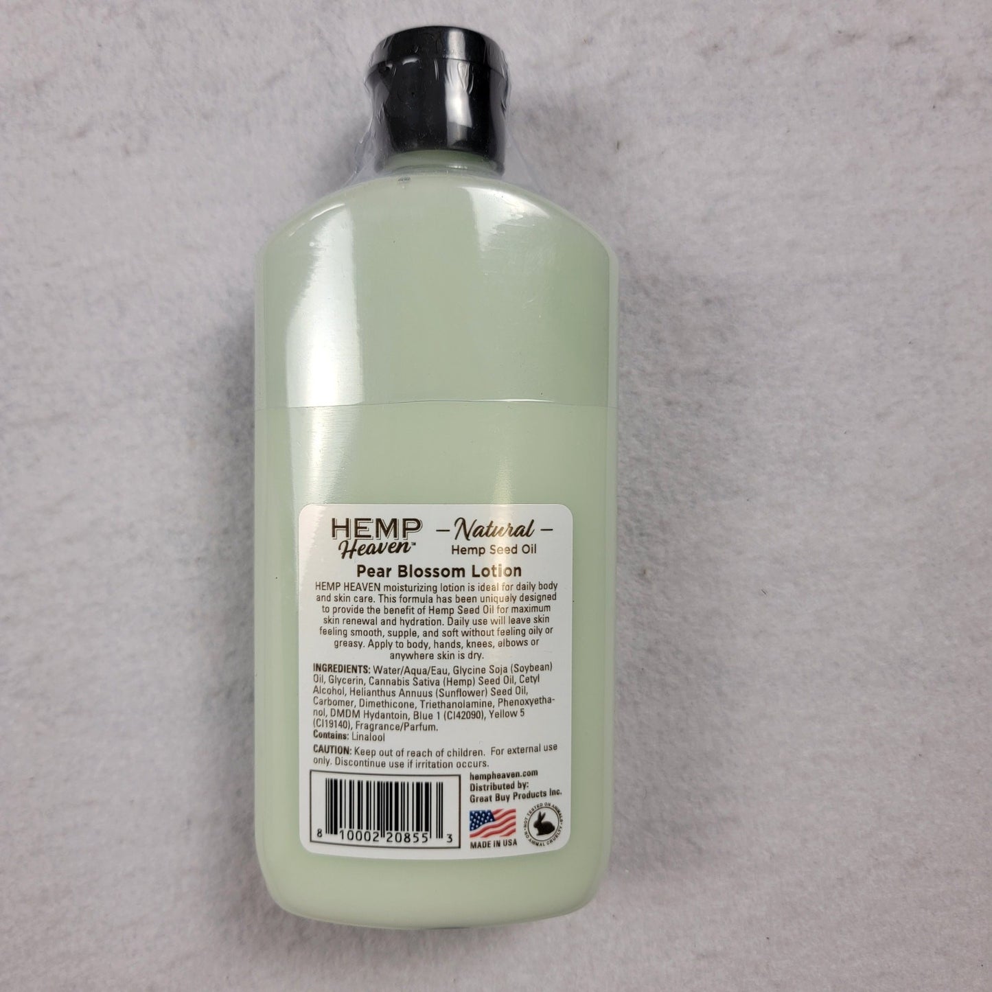 Hemp Heaven Pear Blossom Body Lotion  New 12 fl oz1