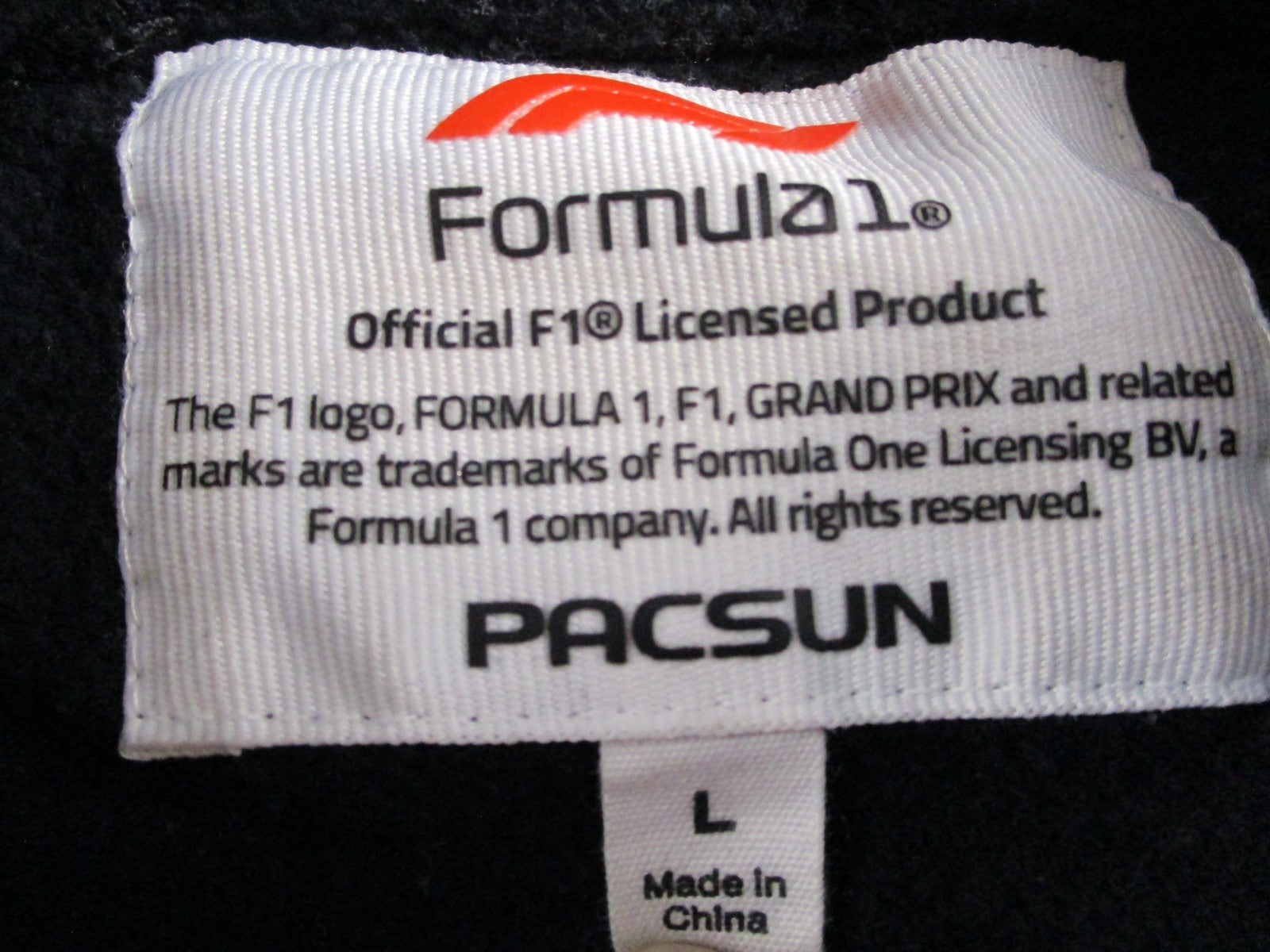 PacSun x Formula 1 F1 Hoodie Cargo Pants Set Mens L/36 Used