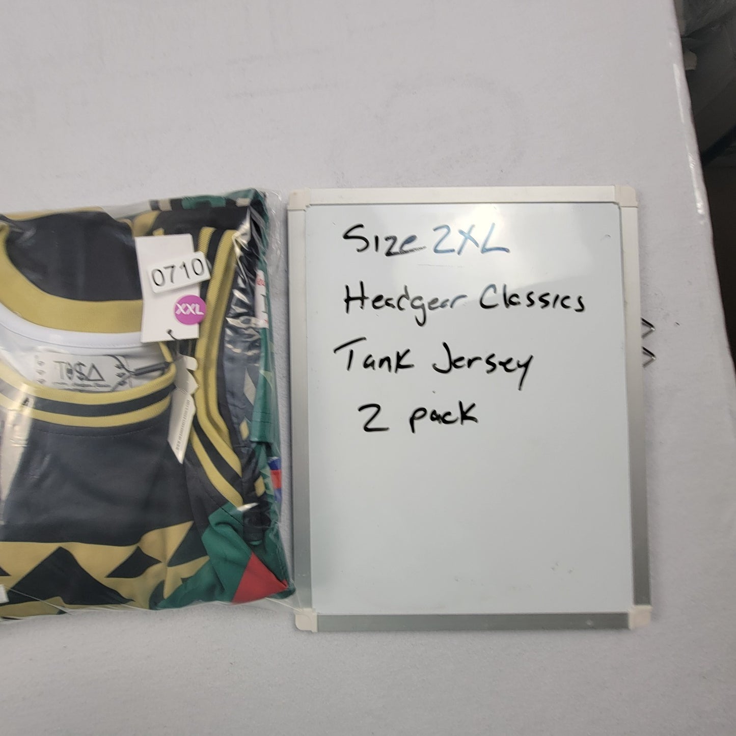 Headgear Classics TISA Basketball Jersey 2Pack XXL Black & Green NWT 74