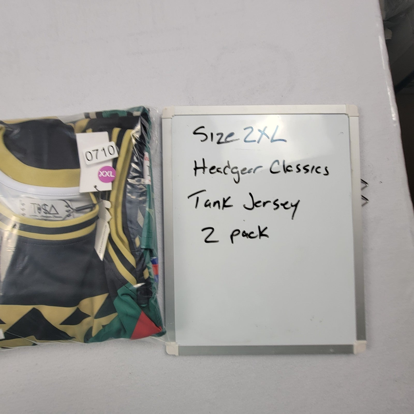 Headgear Classics TISA Basketball Jersey 2Pack XXL Black & Green NWT 74