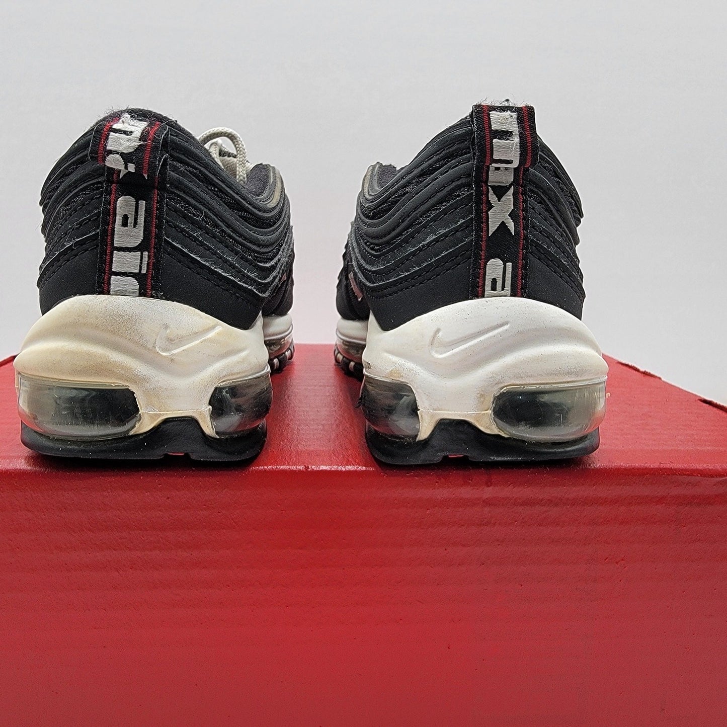 Nike Air Max 97 SE GS 'Black White' Sz 6Y AV3180 001