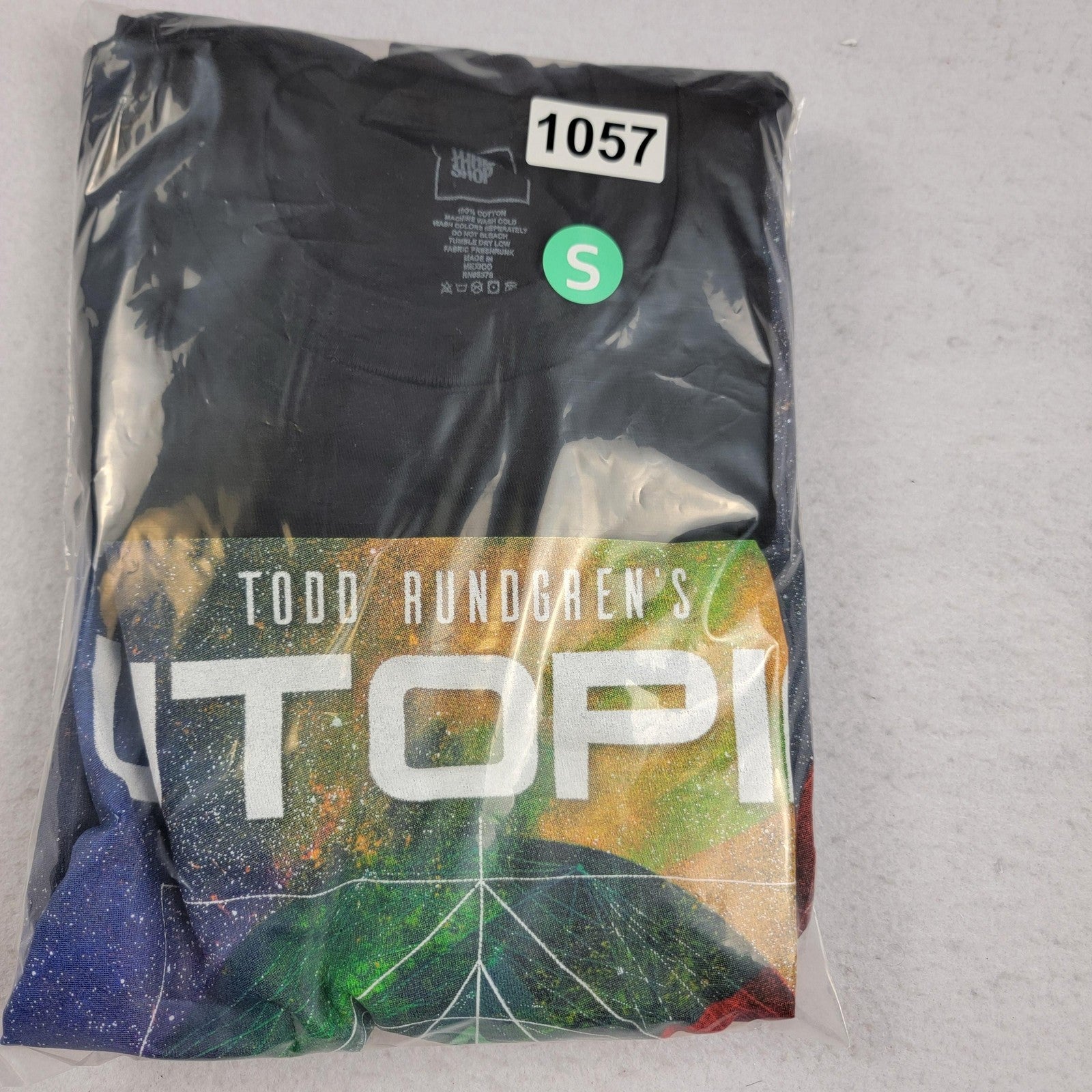 2 Pack Todd Rundgren Utopia Tour & Christopher Cross Black Tshirts Sz S
