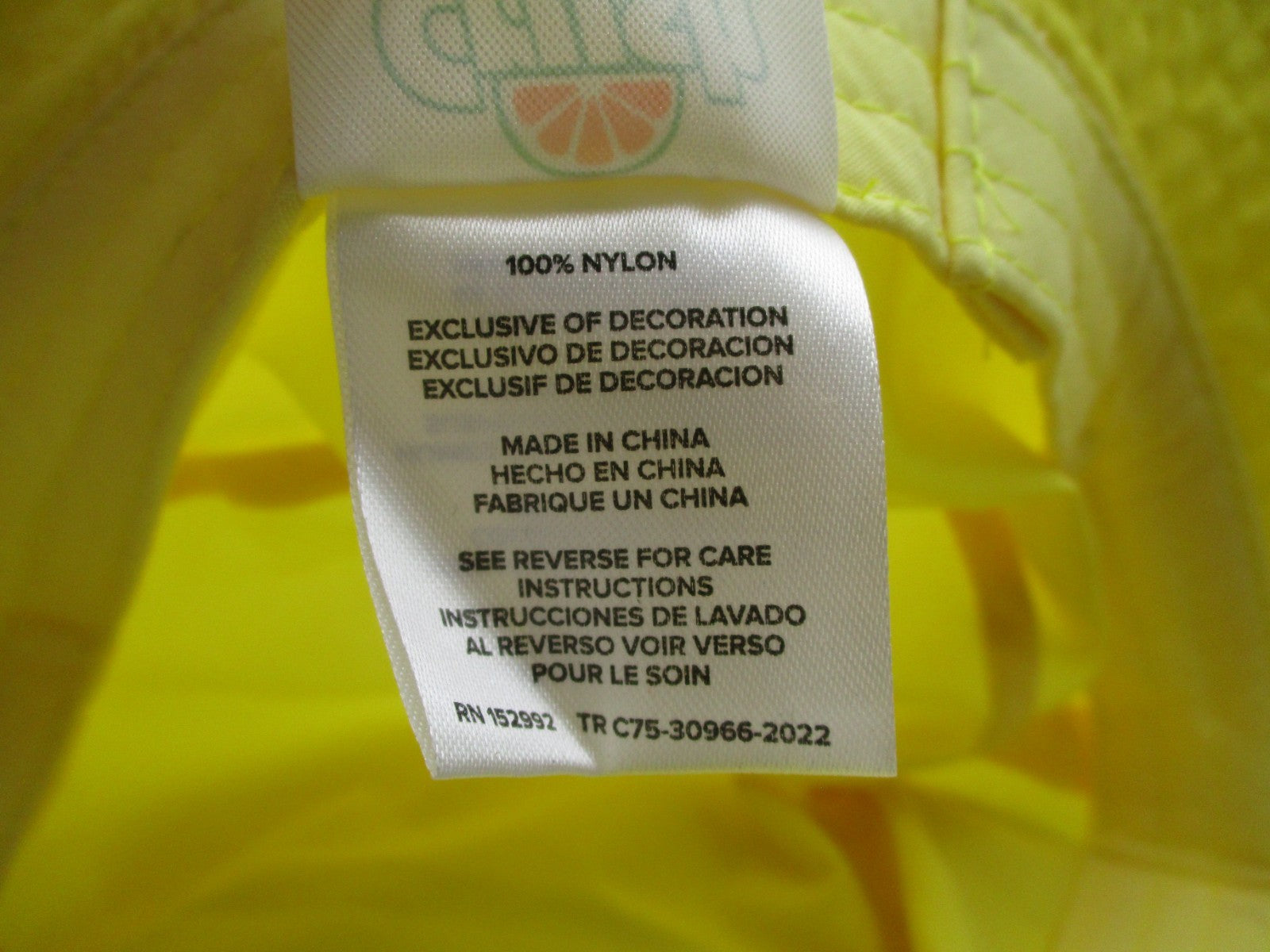 Crush Orange Soda Logo Bucket Hat NWT Yellow Nylon CultureFly One Size6