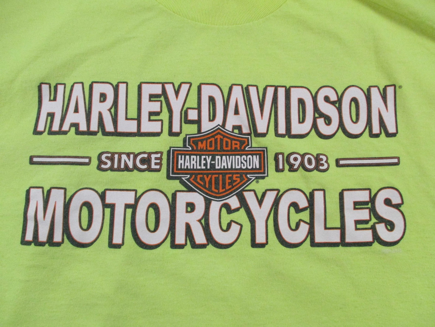 Harley-Davidson Shirt Mens XL Green Frieze Motorcycles Graphic Tee O'Fallon1