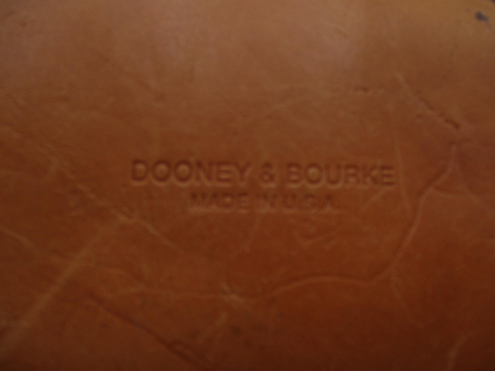 Vintage Dooney & Bourke Satchel Bag Womens Medium Brown Monogram Canvas USA5