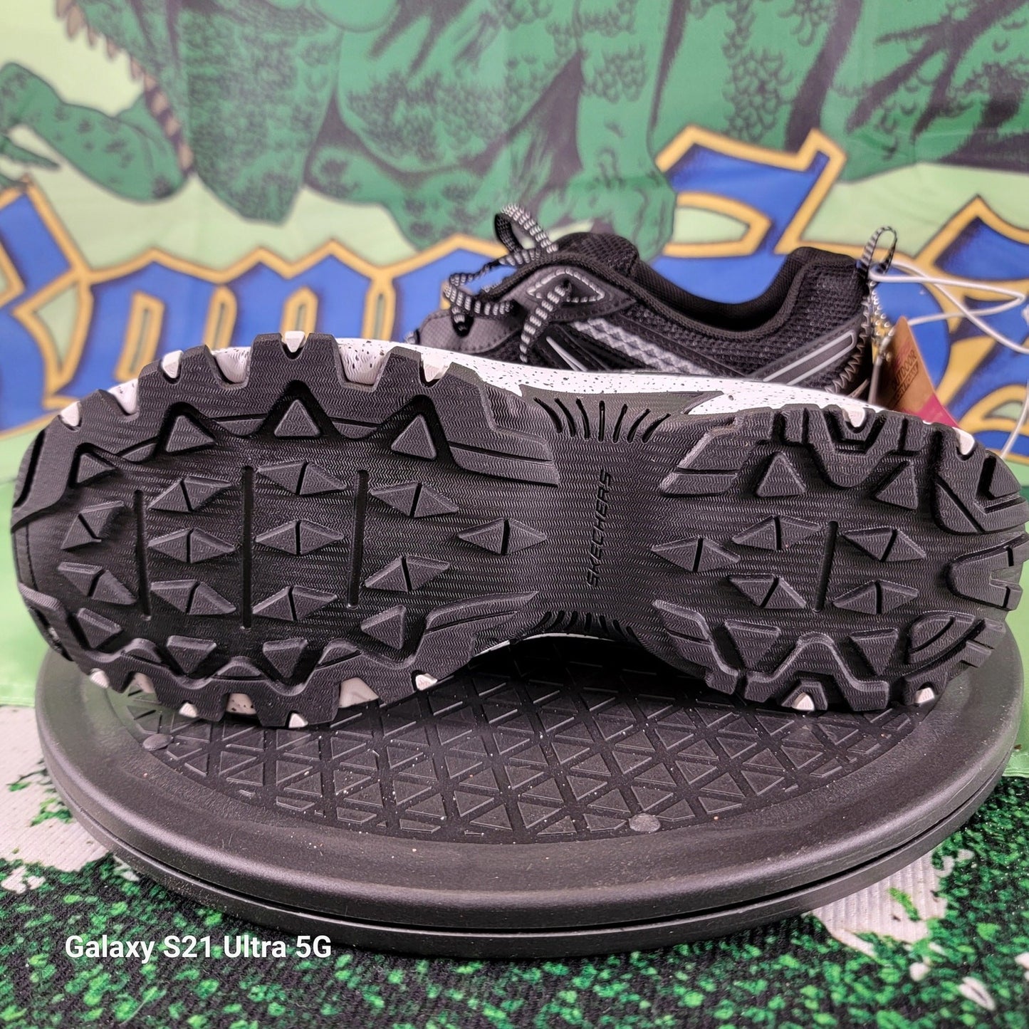 Skechers Women's Sz 7.5 Black Memory Foam Hillcrest Hiker Shoe, 179097S5