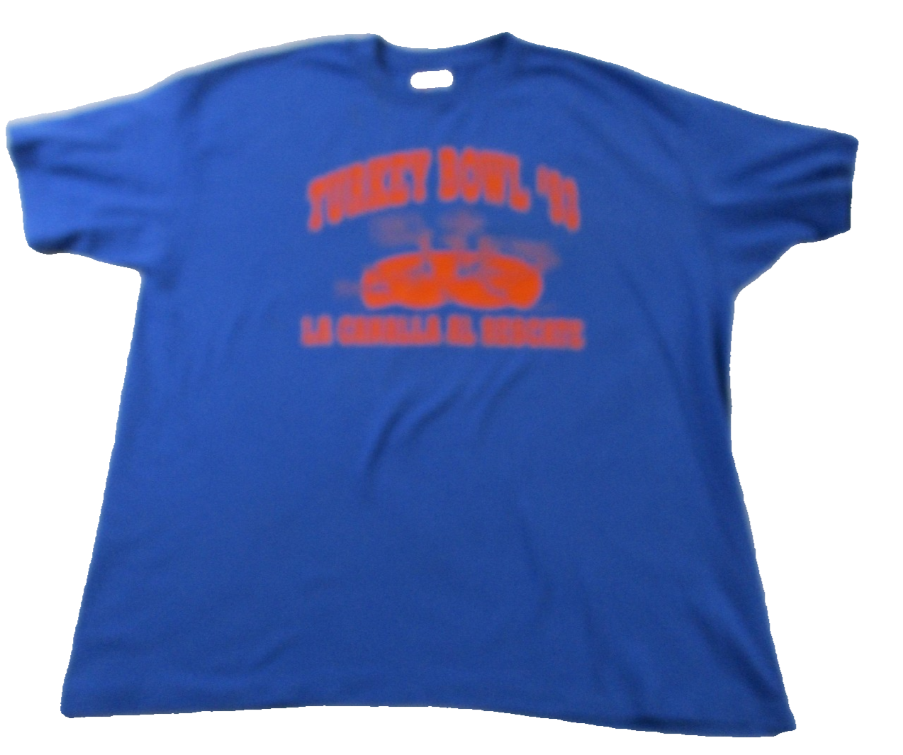 Vintage Turkey Bowl '93 Shirt Mens XL Blue La Canalla Hanes Graphic Tee 90s 15840