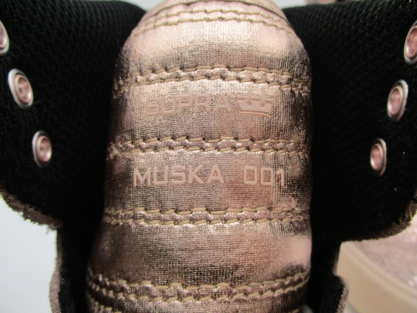 Supra Skytop Muska 001 Shoes Kids Size 5 Rose Gold High Top Skate 58003675M11