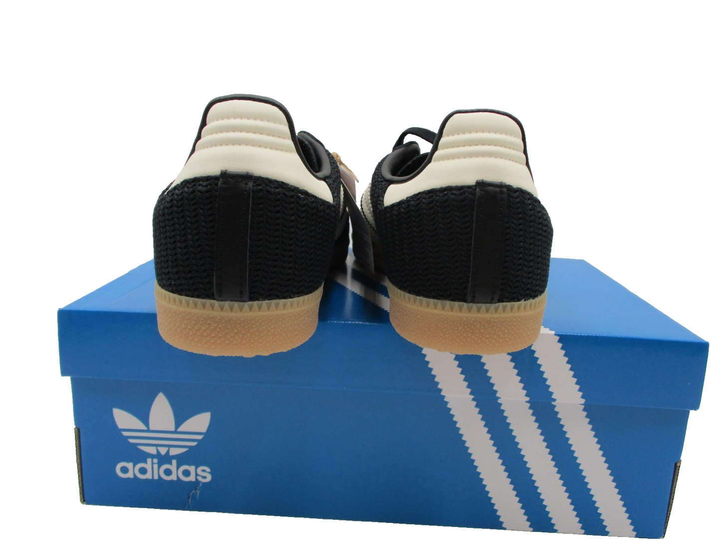 Adidas Originals Samba OG Shoes Mens Size 9 Black White Gum Sneakers JQ51415