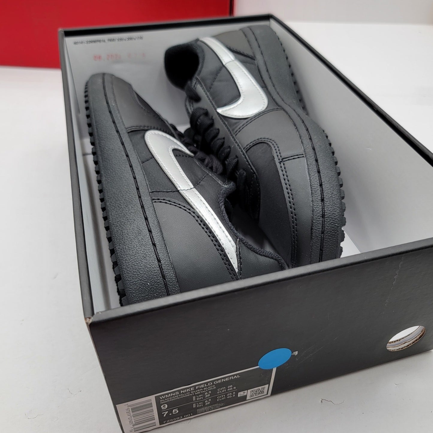 Nike Field General 82 Black Silver - Women's Size 9 - New8