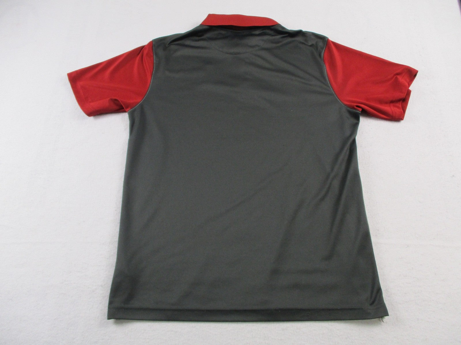 Oklahoma Sooners Shirt Mens Large Gray NCAA Football Nike Dri Fit Polo OU Logo1