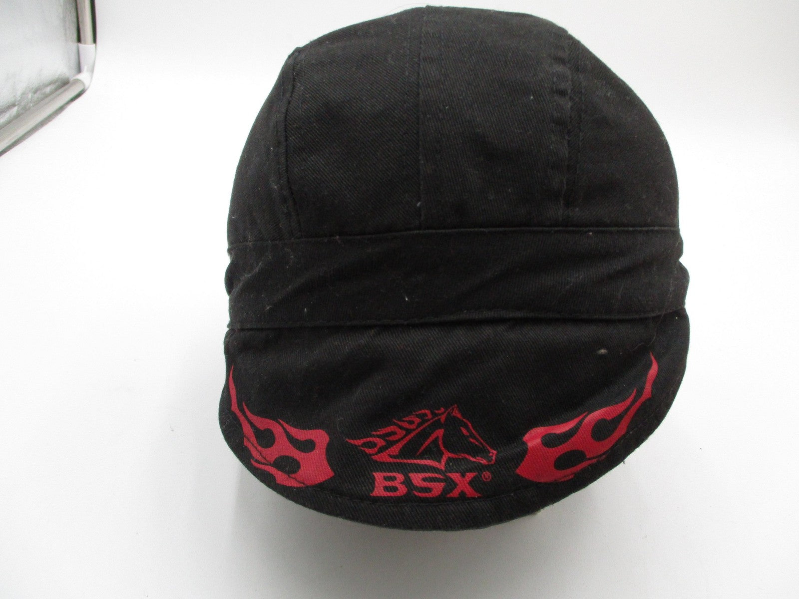 BSX Hat Cap Fitted Mens One Size Black Welding Flame Graphic Revco Safety0