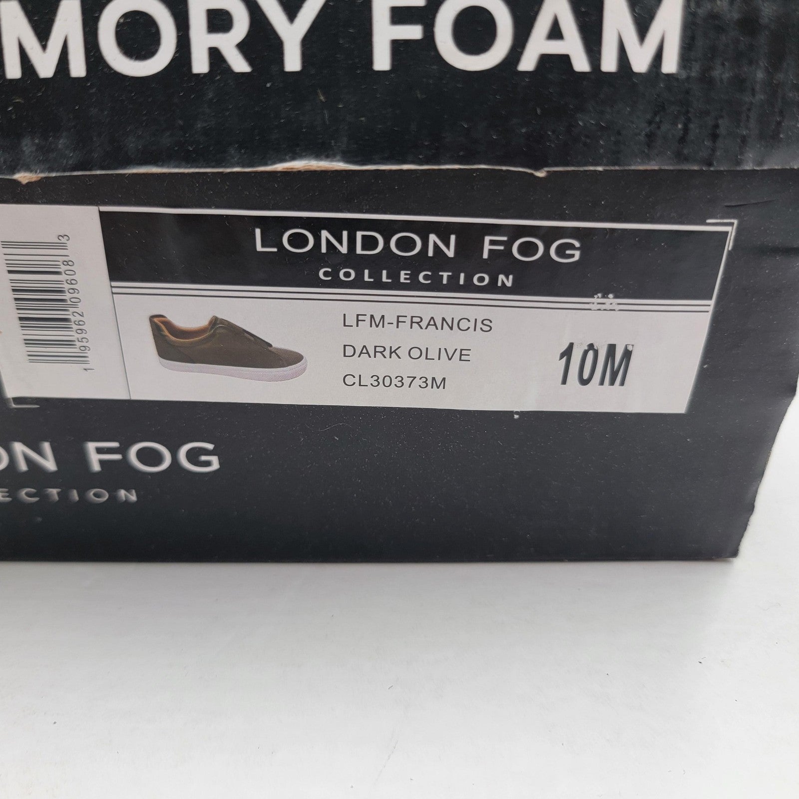 London Fog Shoes Mens Size 10 Dark Olive Francis Memory Foam Slip On Comfort9