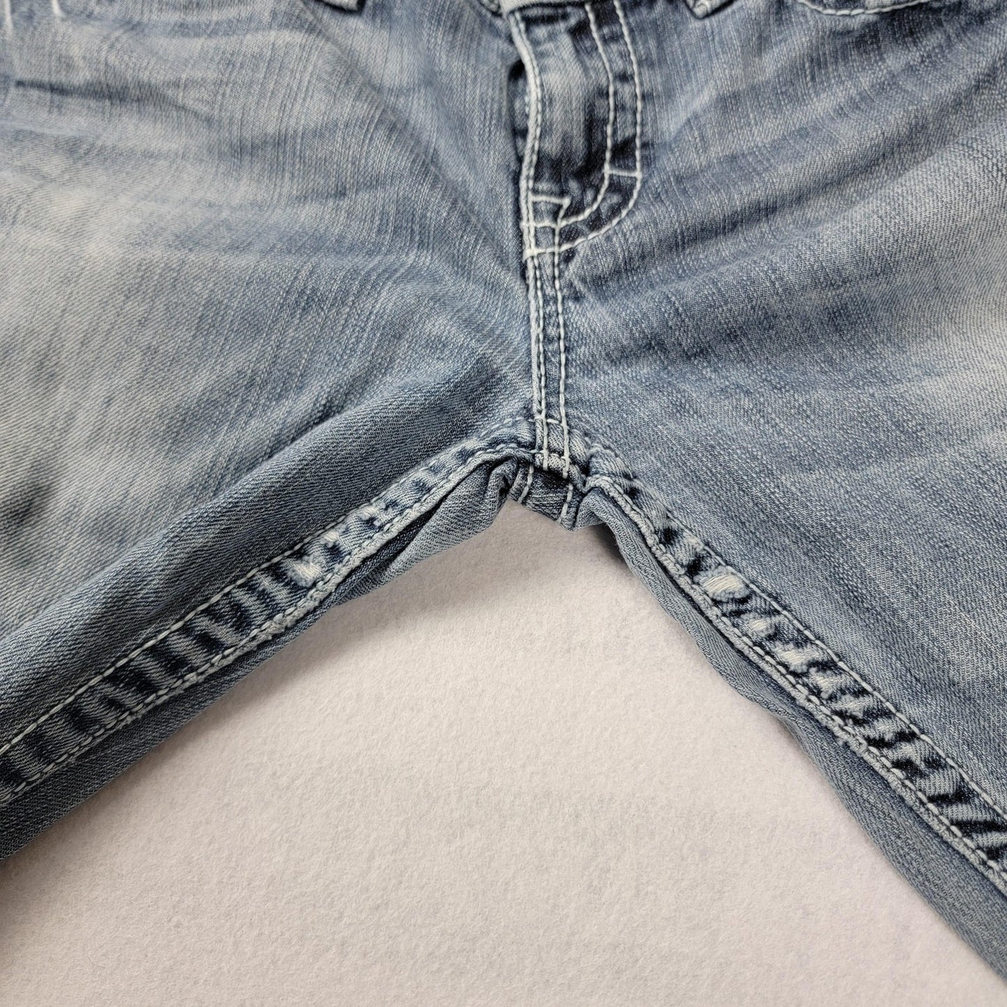 HarleyDavidson Jeans Womens 8 Blue Bootcut Distressed Denim Biker Pants