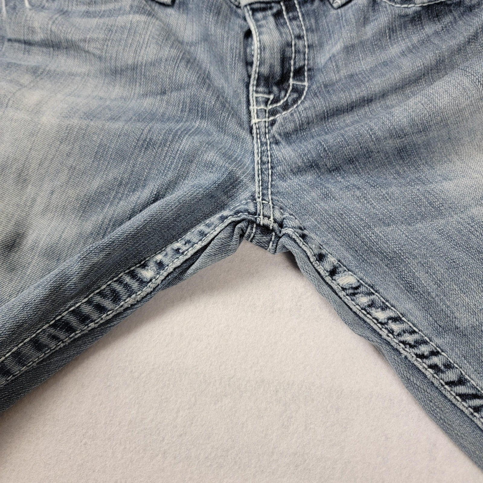 HarleyDavidson Jeans Womens 8 Blue Bootcut Distressed Denim Biker Pants
