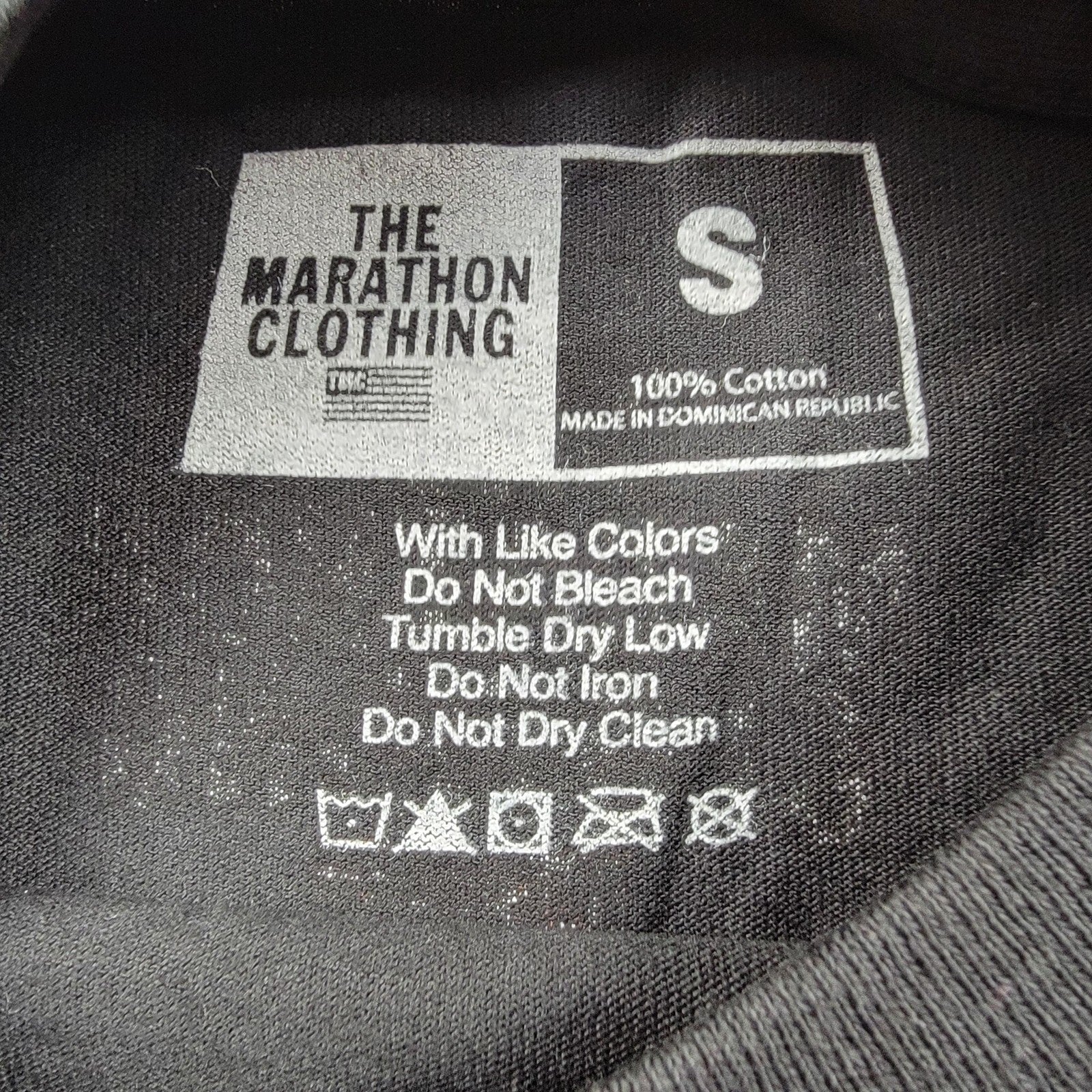 The Marathon Clothing Shirt Mens Small Black THE MARATHON Box Logo TMC Graphic2
