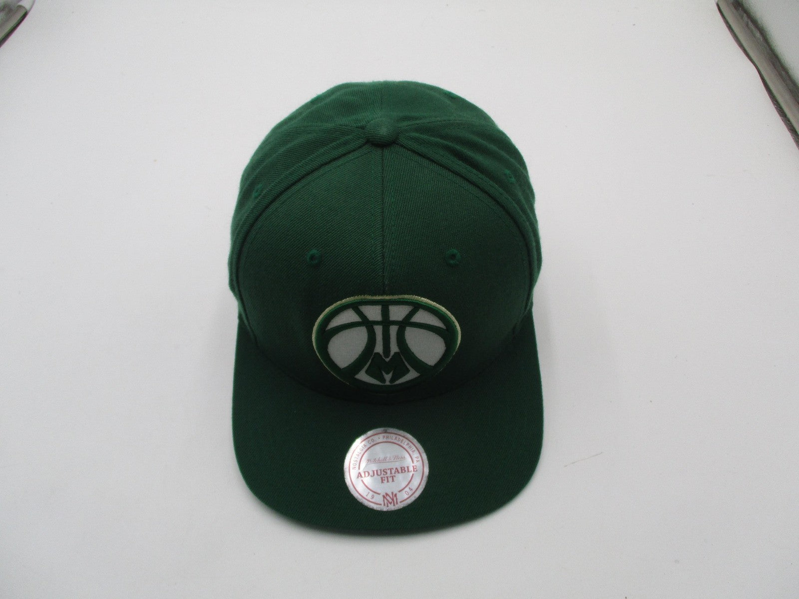 Mitchell & Ness Hat Cap Snap Back One Size Green NBA Basketball Mens Logo1