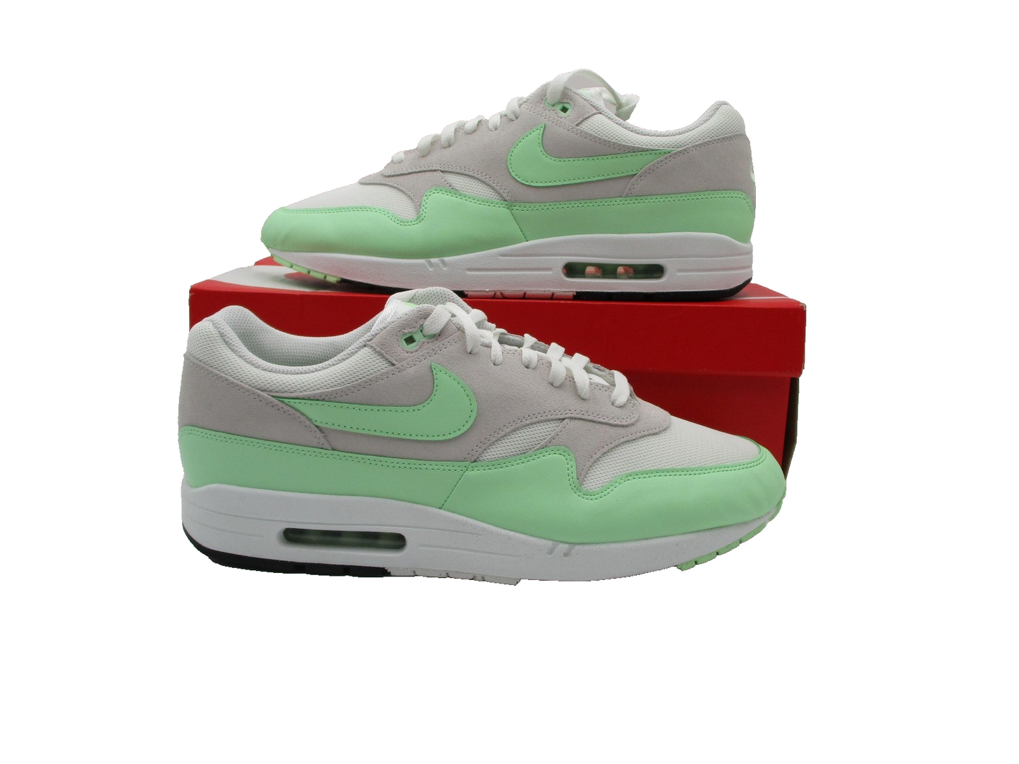 Nike Air Max 1 ESS Shoes Mens Size 15 US Summit White Vapor Green FZ58081070