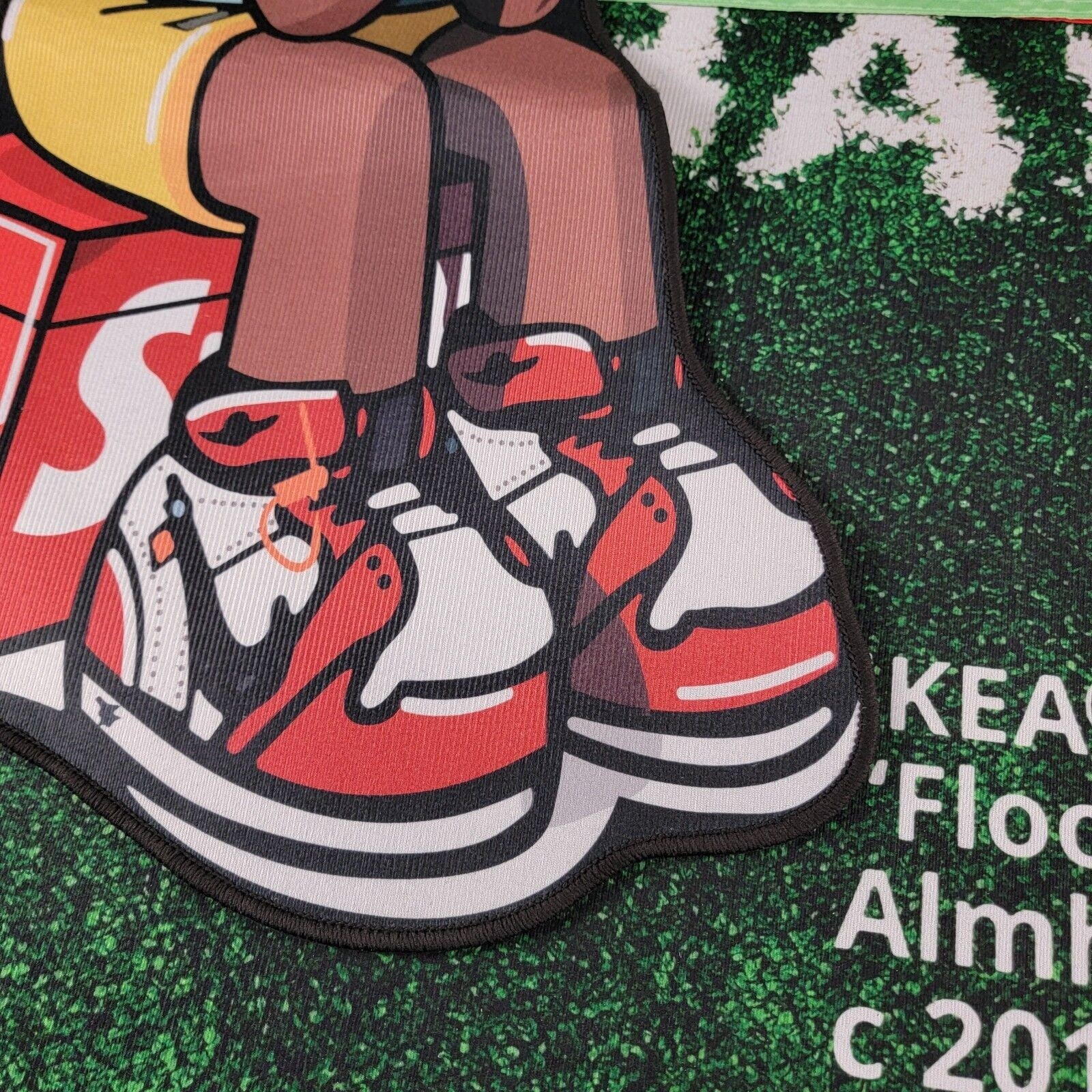 Supreme Kaws Figure Shaped Soft Rug, Sneakerhead, Street Art Carpet, 30"x20"4