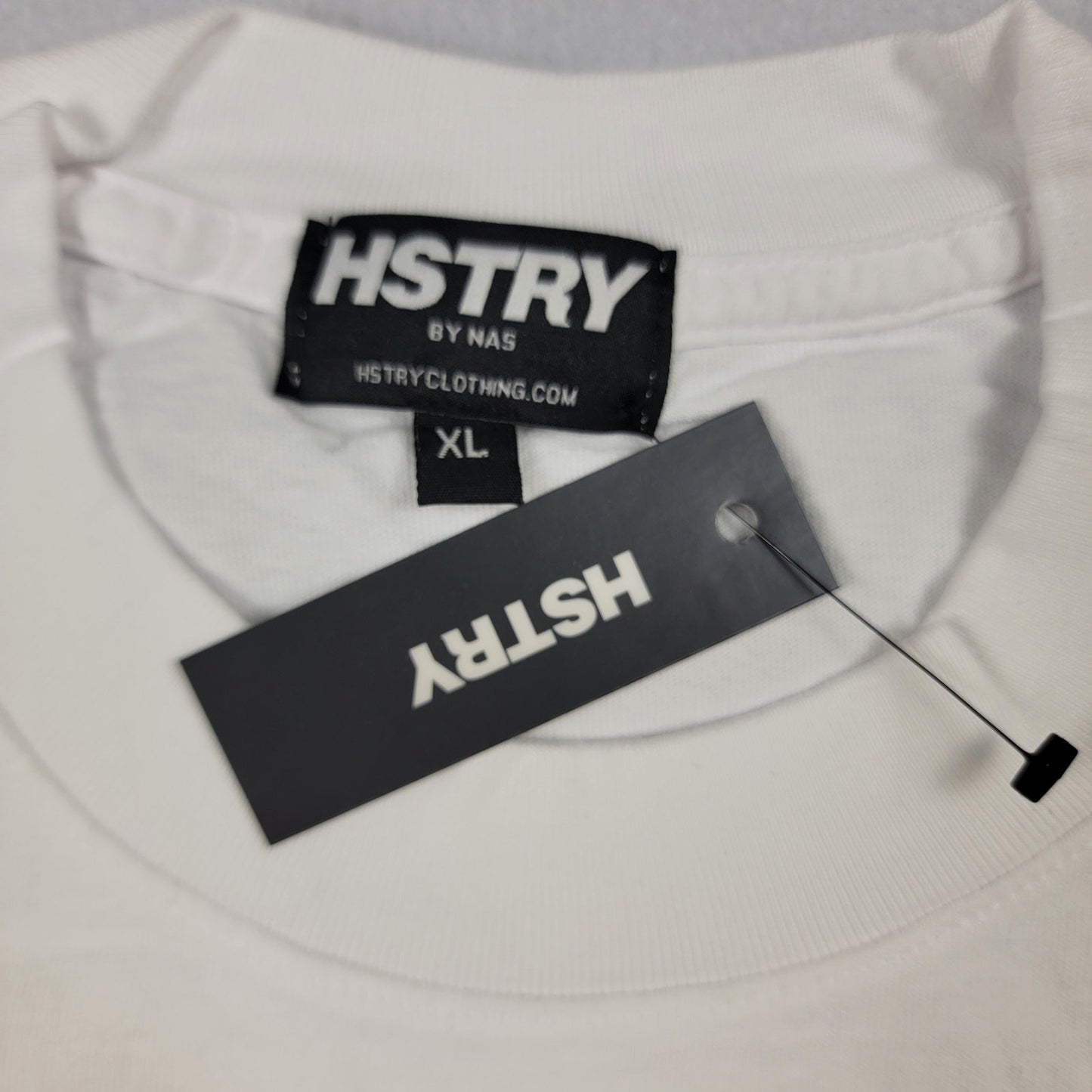 HSTRY by Nas x Elvis Airbrush Tee White XL NWT Hip Hop Streetwear 7477482