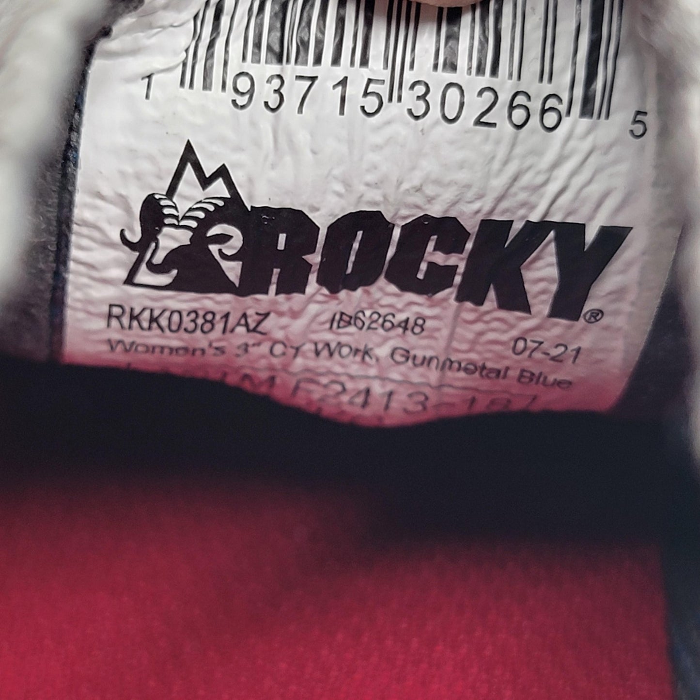 Rocky Day One Workknit LX Shoes Womens Size 9M Composite Toe Slip Resistant Work7