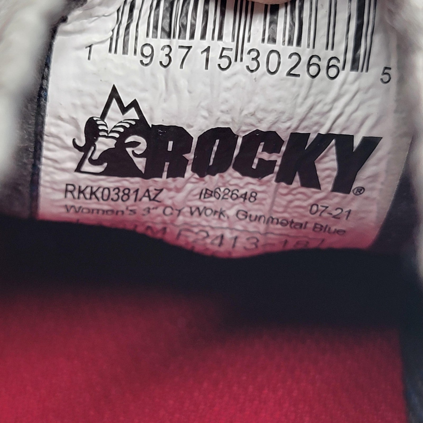 Rocky Day One Workknit LX Shoes Womens Size 9M Composite Toe Slip Resistant Work7