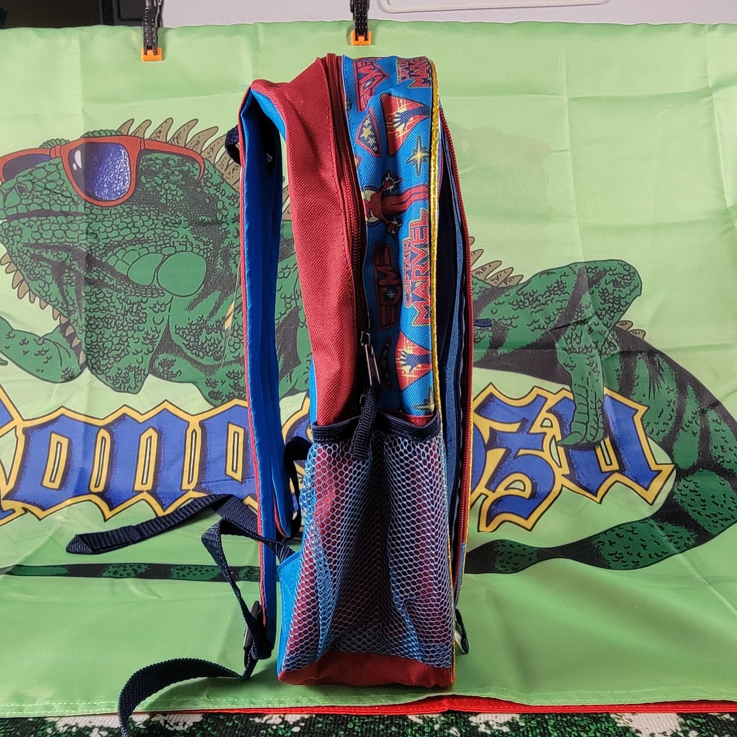 Marvel Captain Marvel Kids Backpack Higher Further Faster Bioworld New5