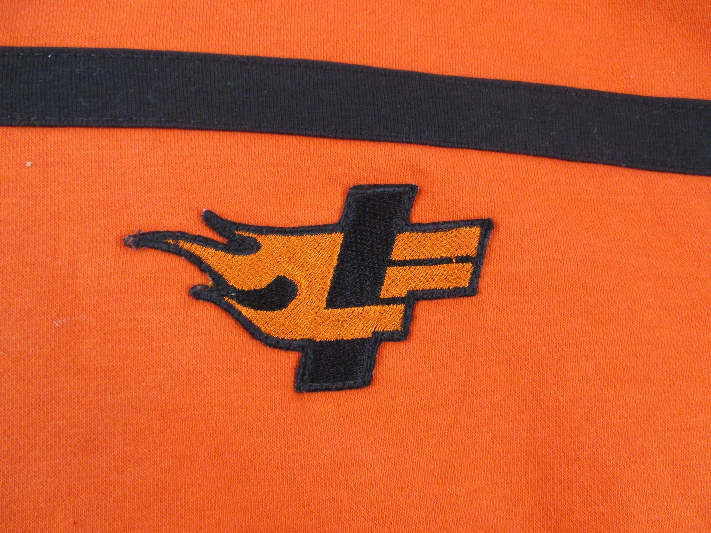 D73 USA Hoodie Mens 2XL Orange Full Zip Hot Wheels Racing 68 Graphic New 1288892