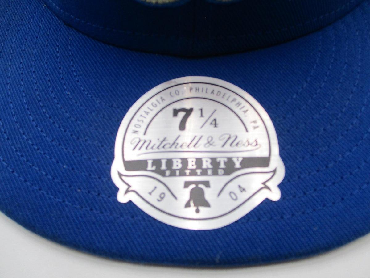 Atlanta Braves Hat Cap Fitted Mens 7 1/4 MLB Baseball Mitchell Ness Cooperstown2