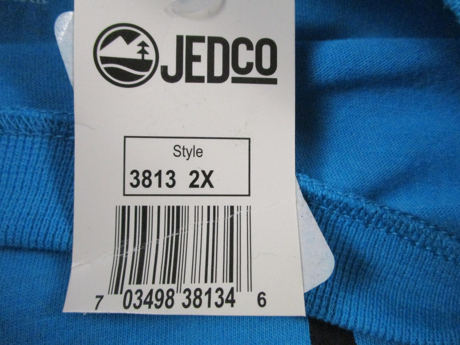 Jeep JEDCO Shirt Mens 2XL Blue Duck Graphic Tee Go Anywhere Slogan 13454