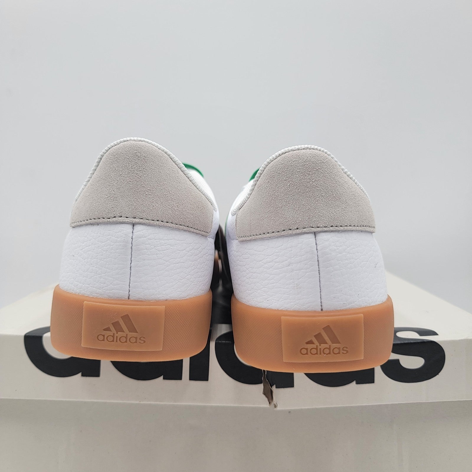 Adidas Men's VL Court 3.0 Skate Casual Shoes White Red Green Size 9 NIB4
