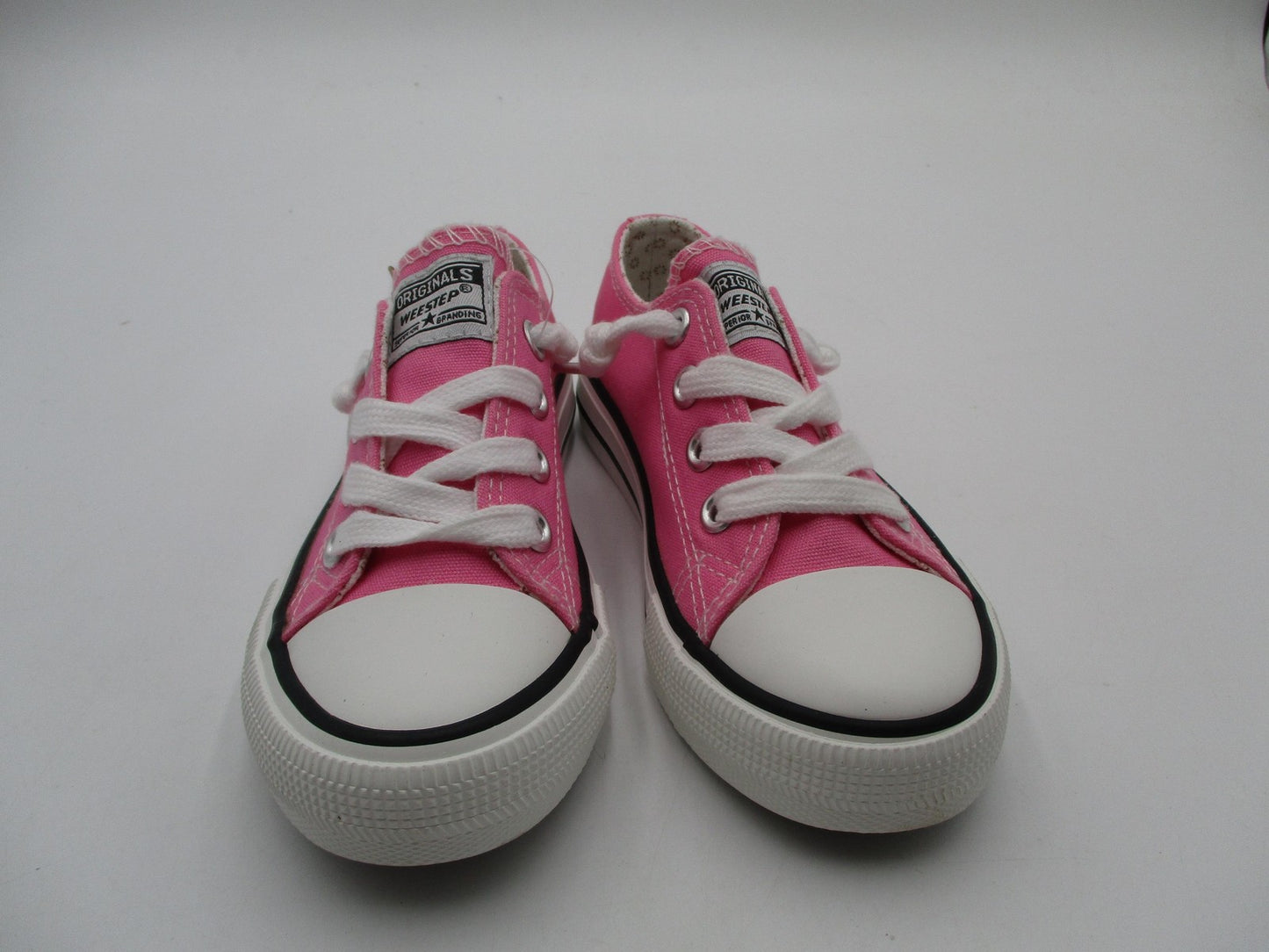 Weestep 101Simple-F Shoes Girls Size 10 Pink Canvas Low Top Casual Sneakers1