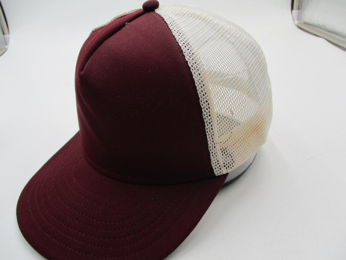 MacGregor Hat Cap Snap Back Mens One Size Red White Mesh Trucker Baseball2
