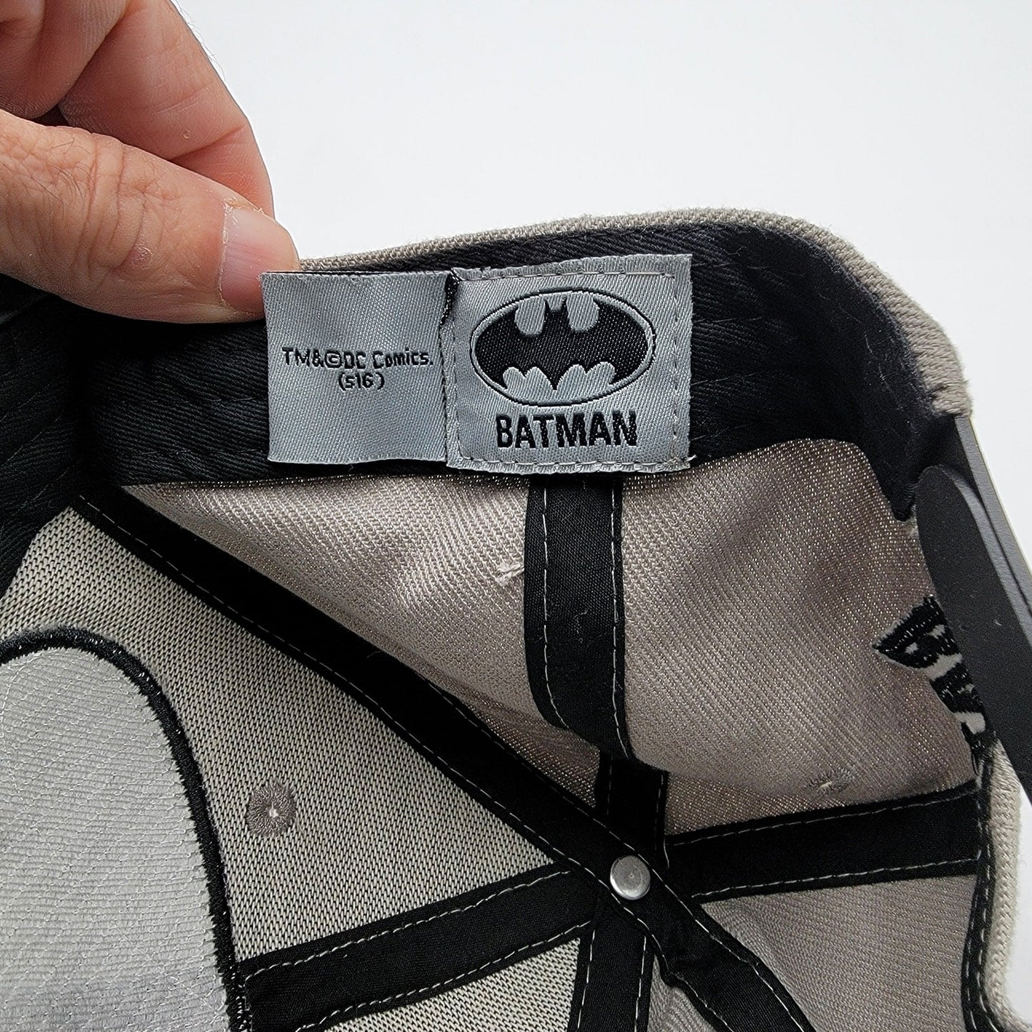 Batman Snapback Gray and Black New with flaws5
