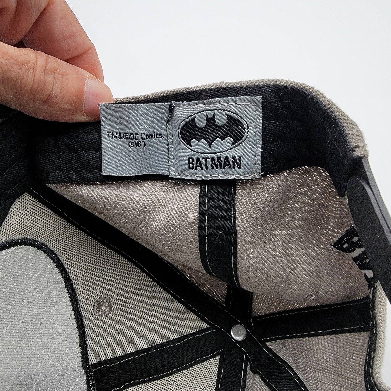 Batman Snapback Gray and Black New with flaws5