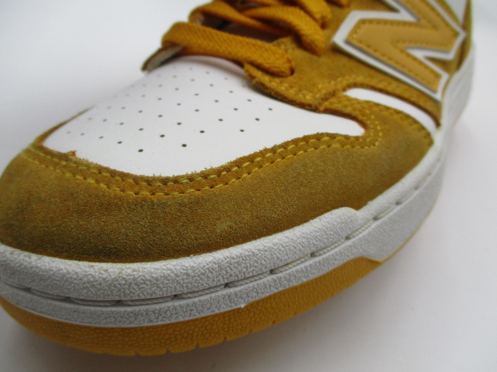 New Balance 480 Shoes Men's Size 6 'Varsity Gold' Suede Sneakers BB480LWA (1F2)12