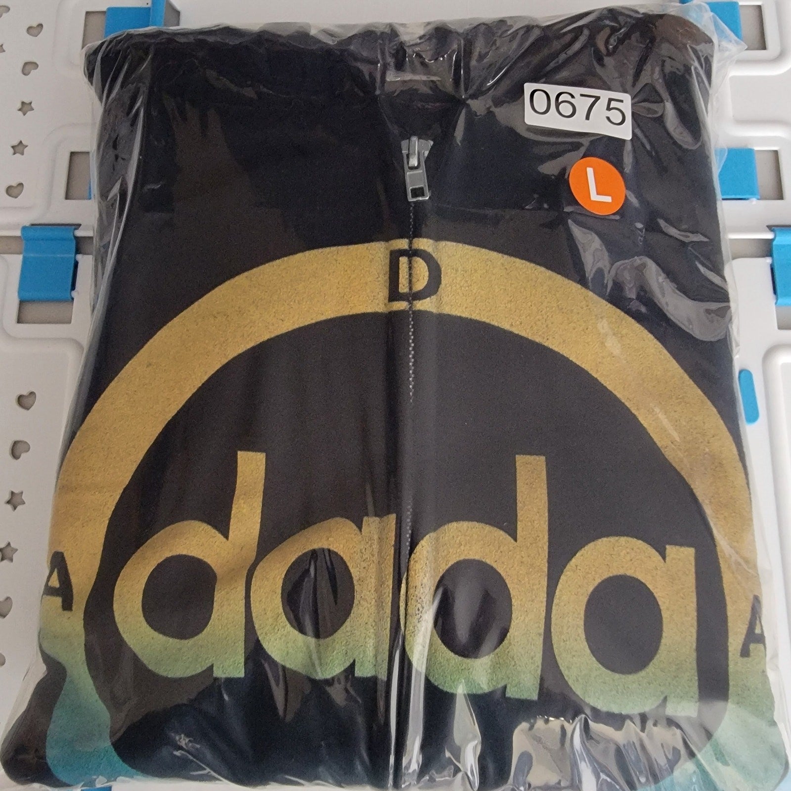 Dada Logo Black Hoodie "Return to Dizz Knee Land Tour" Sz L