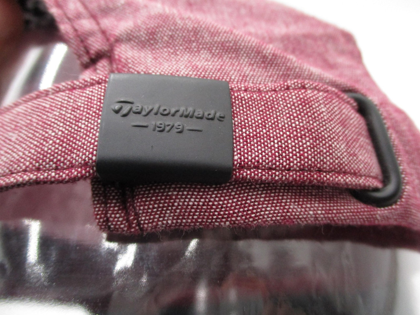 TaylorMade Hat Cap Strap Back Mens One Size Red Lightweight Golf Embroidered5