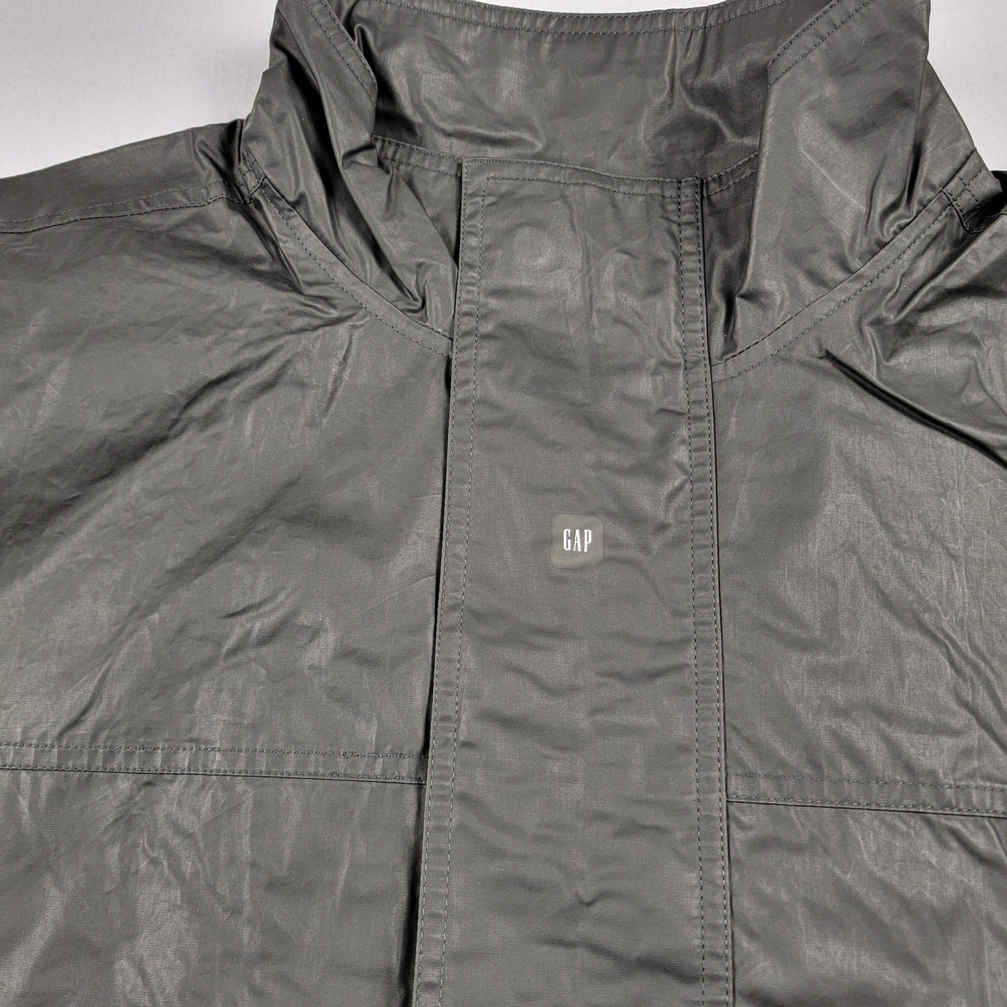 Yeezy Gap Engineered by Balenciaga Coated Cotton Parka Black Sz L3