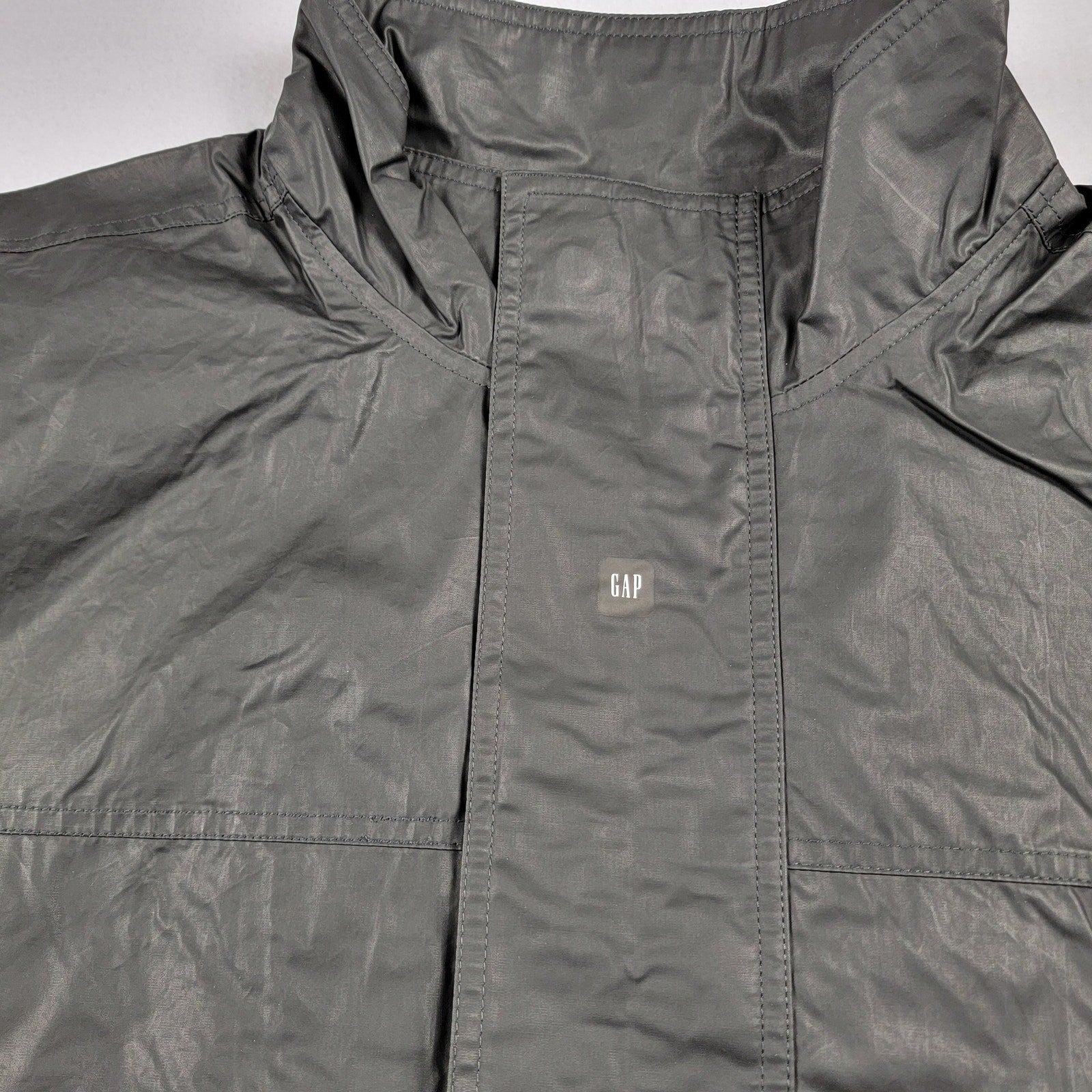 Yeezy Gap Engineered by Balenciaga Coated Cotton Parka Black Sz L3